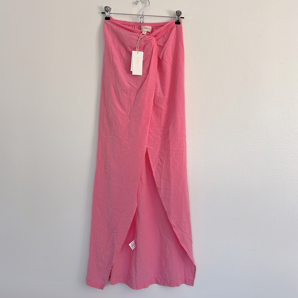 L space swim wrap skirt